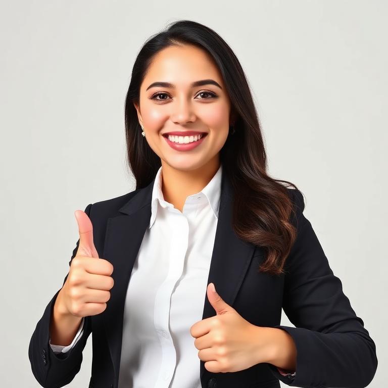 Profissional confiante após destravar o inglês