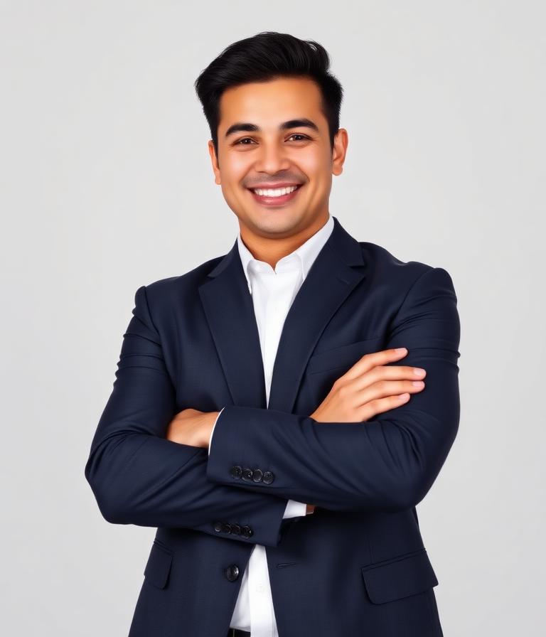 Profissional confiante após mentoria Learnix